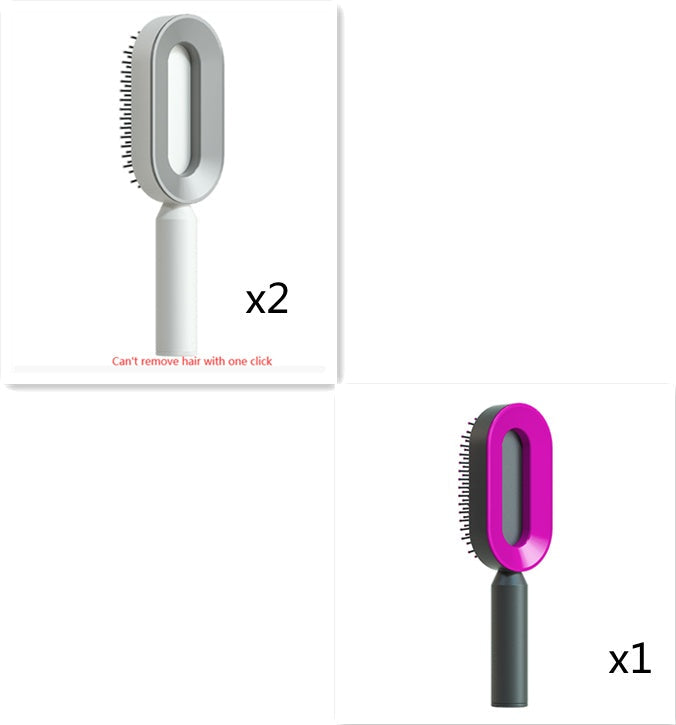 One-Key Clean Hair Comb