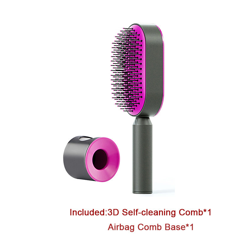One-Key Clean Hair Comb