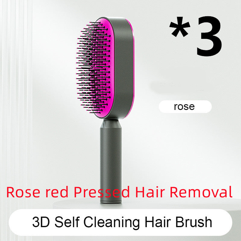 One-Key Clean Hair Comb