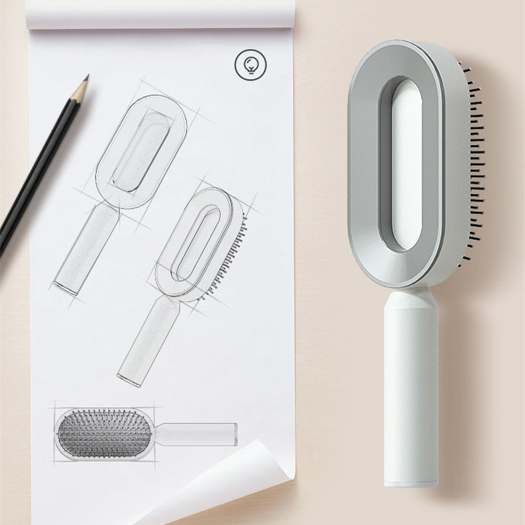 One-Key Clean Hair Comb