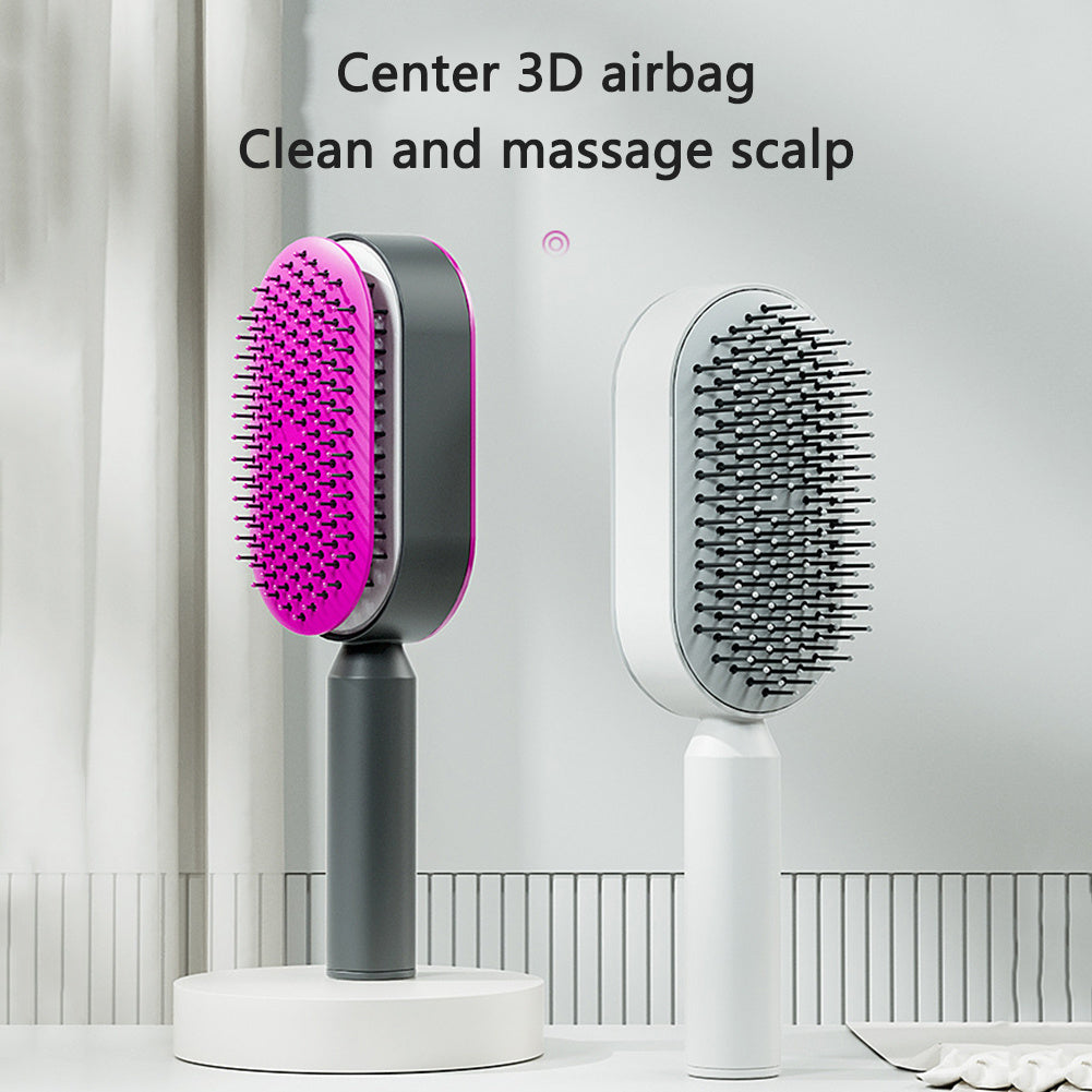 One-Key Clean Hair Comb